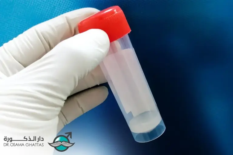 شكل ماء الرجل السليم